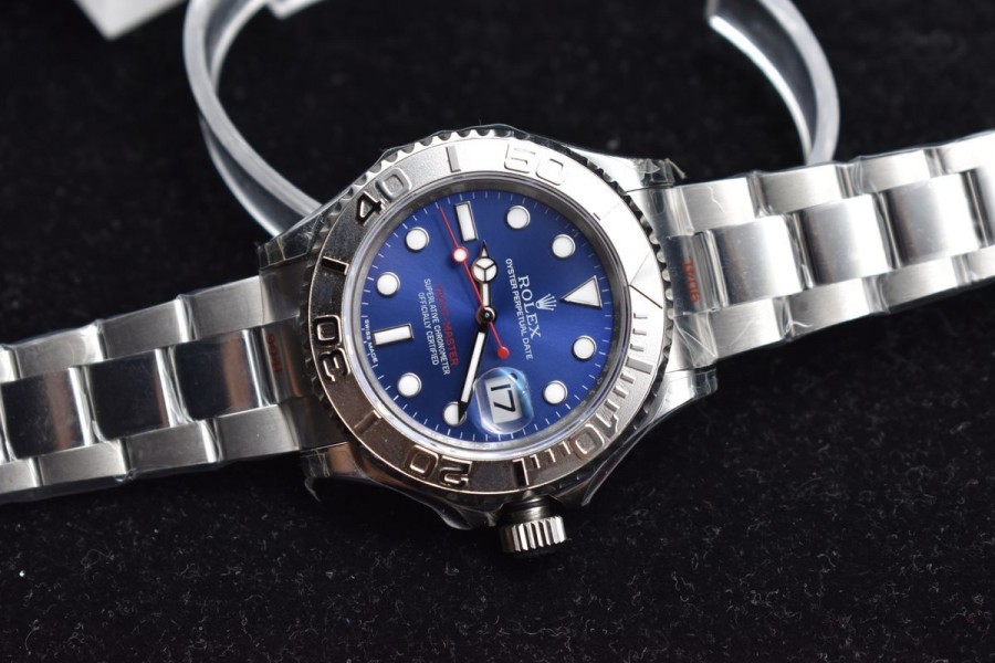 Yacht-Master 116622 GMF 904L Steel 1:1 Best Edition Blue Dial on Bracelet A3135 